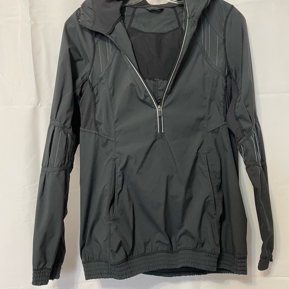 Lululemon Athletica Half Zip Jacket Black Womens Small
